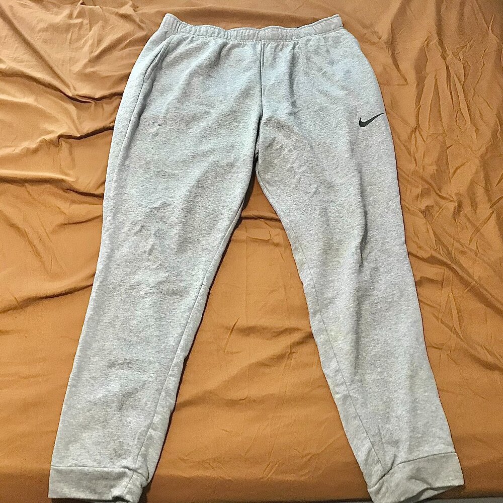 Men's Nike Dri-Fit Jogger Pants with Drawstring - Gray - size 3XL Tall